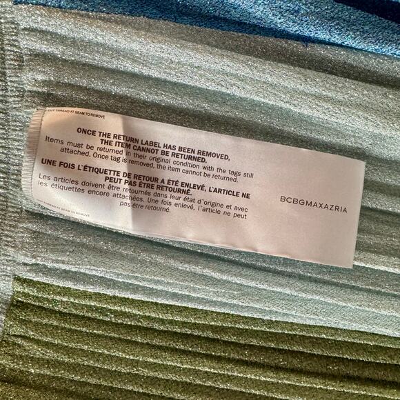 BCBGMAXAZRIA Women's One Shoulder Multi Color Gown Dress size Small Prom Formal - Picture 9 of 16